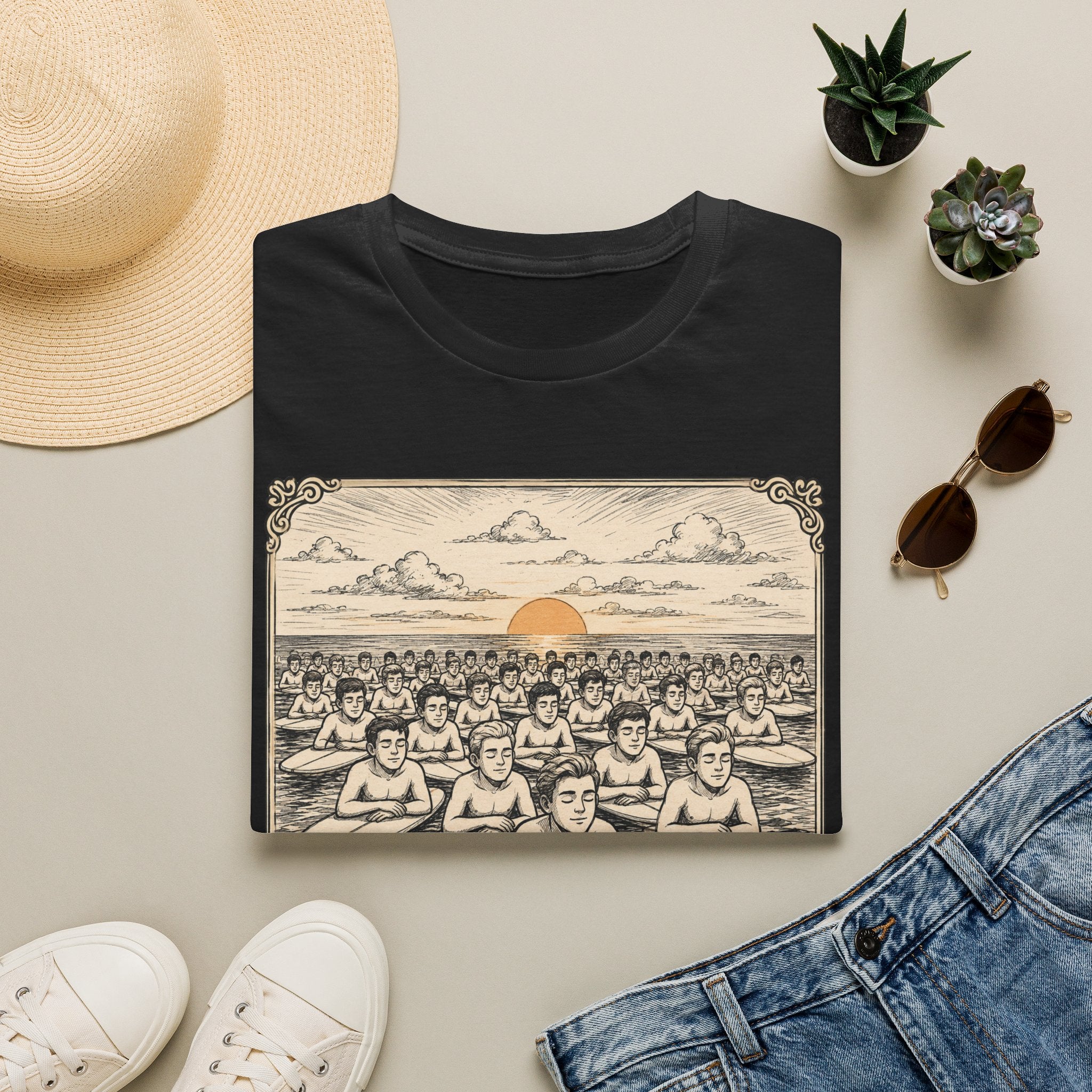 Surfers Meditation T-Shirt