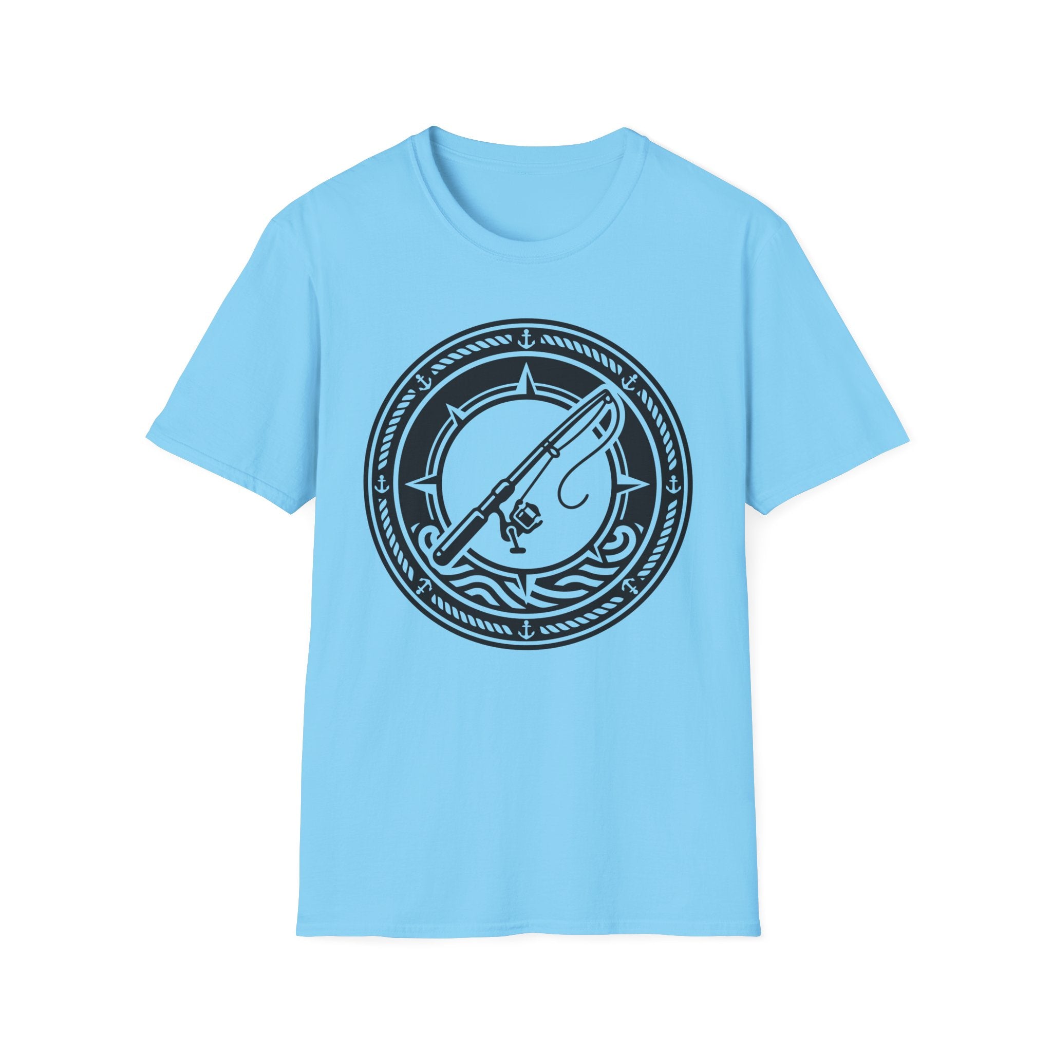 Fishing Rod Badge T-Shirt