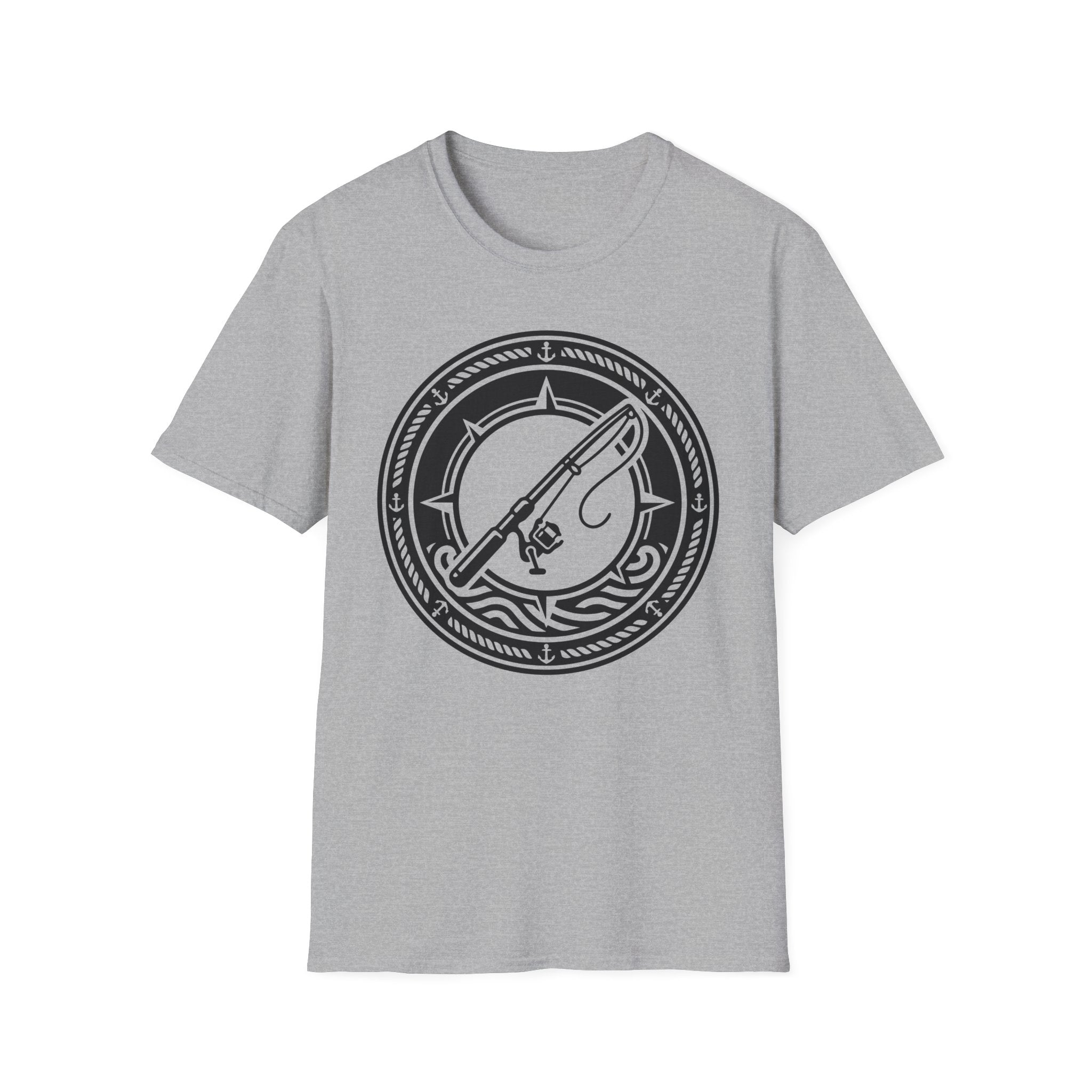 Fishing Rod Badge T-Shirt