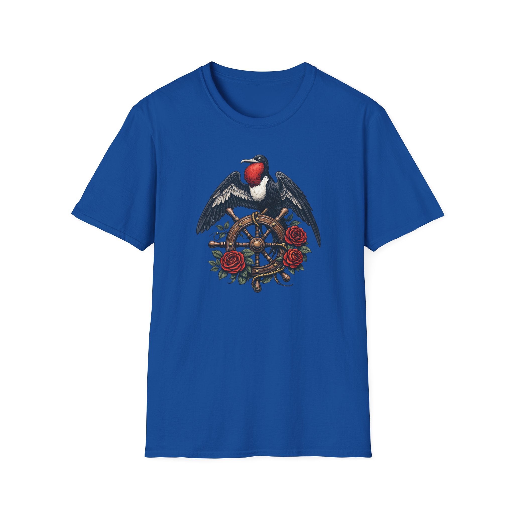 Bird Helm Roses T-Shirt