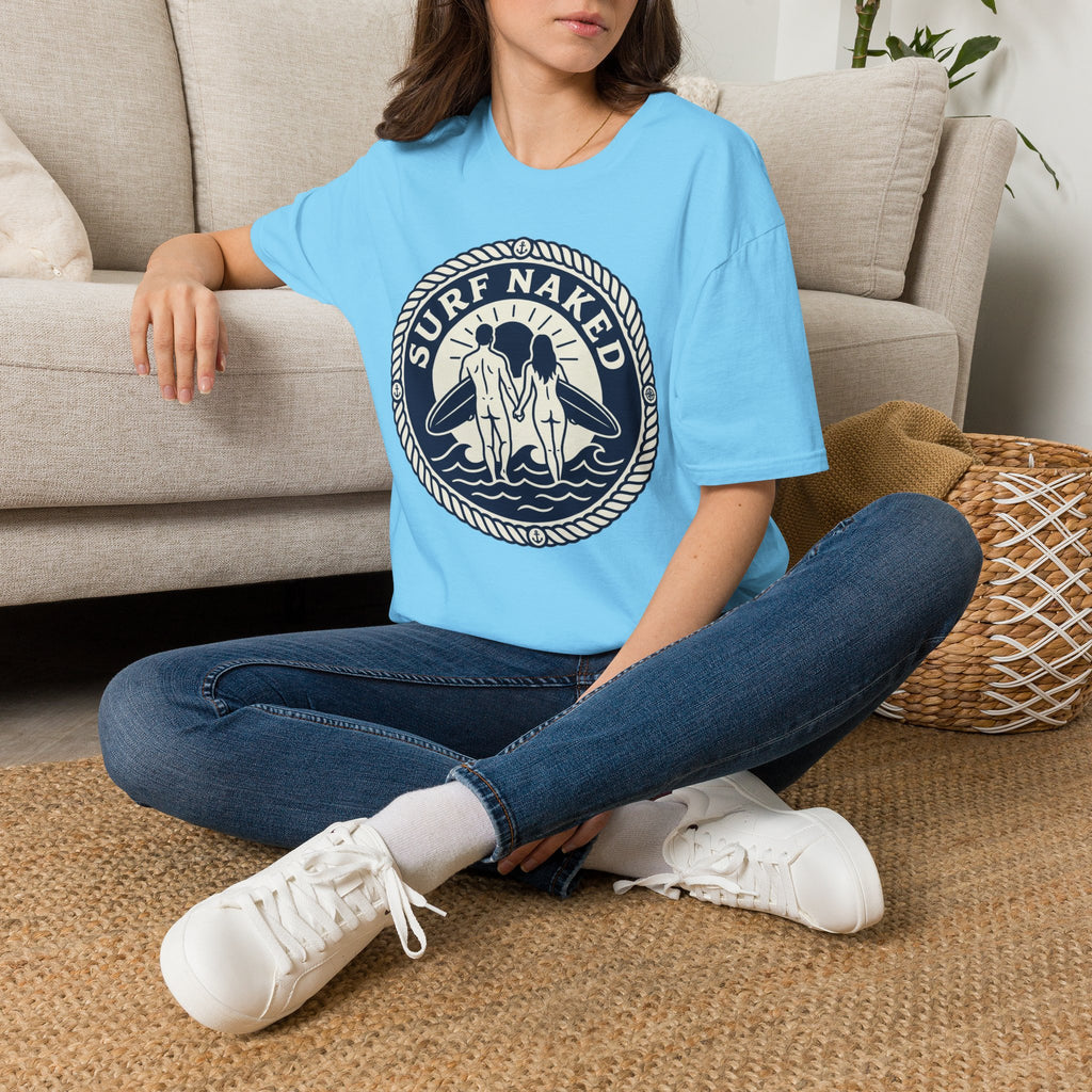 Surf Naked Couple T-Shirt