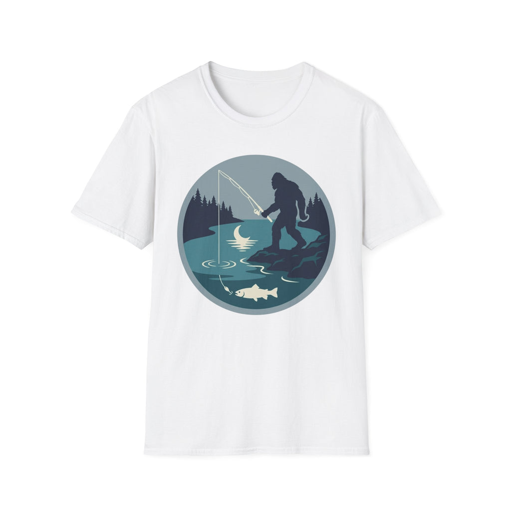 Bigfoot Night Fishing T-Shirt