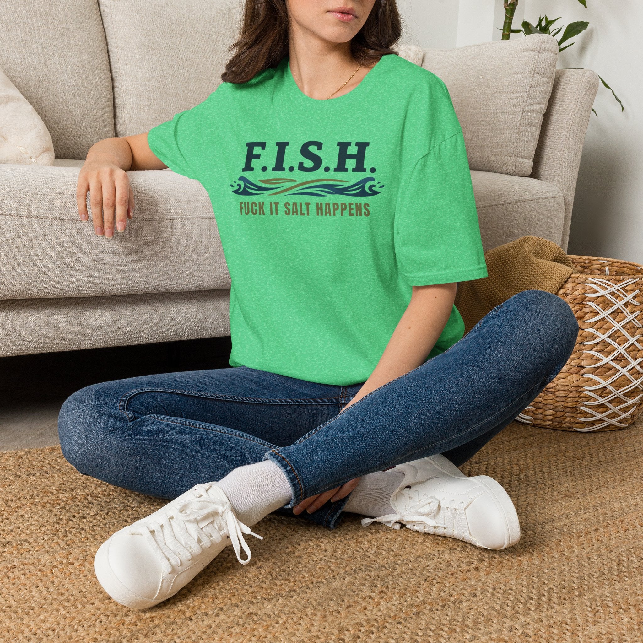 FISH Fuck It Salt Happens T-Shirt