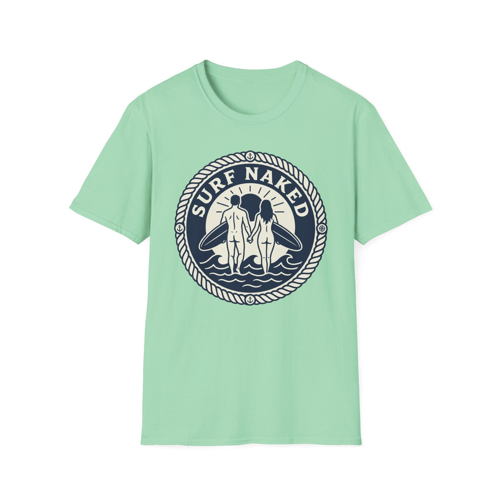 Surf Naked Couple T-Shirt