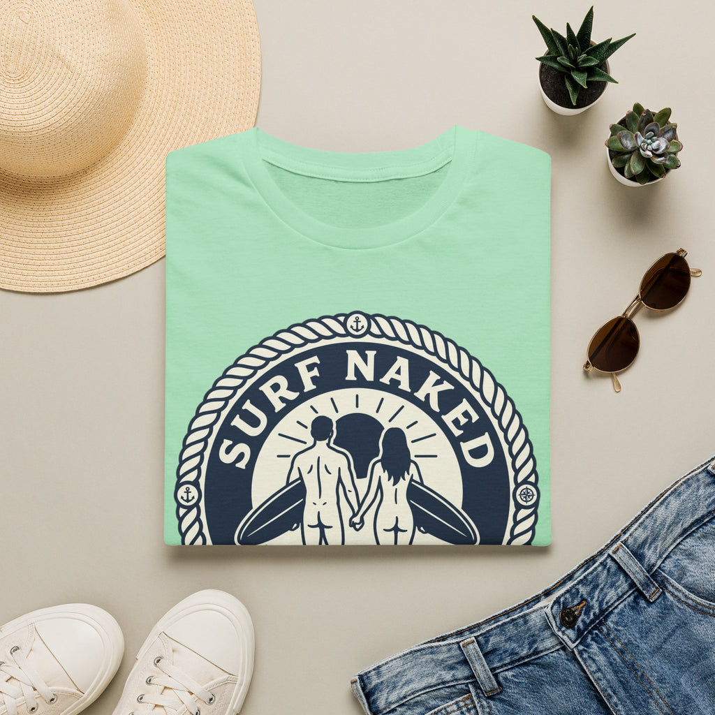 Surf Naked Couple T-Shirt
