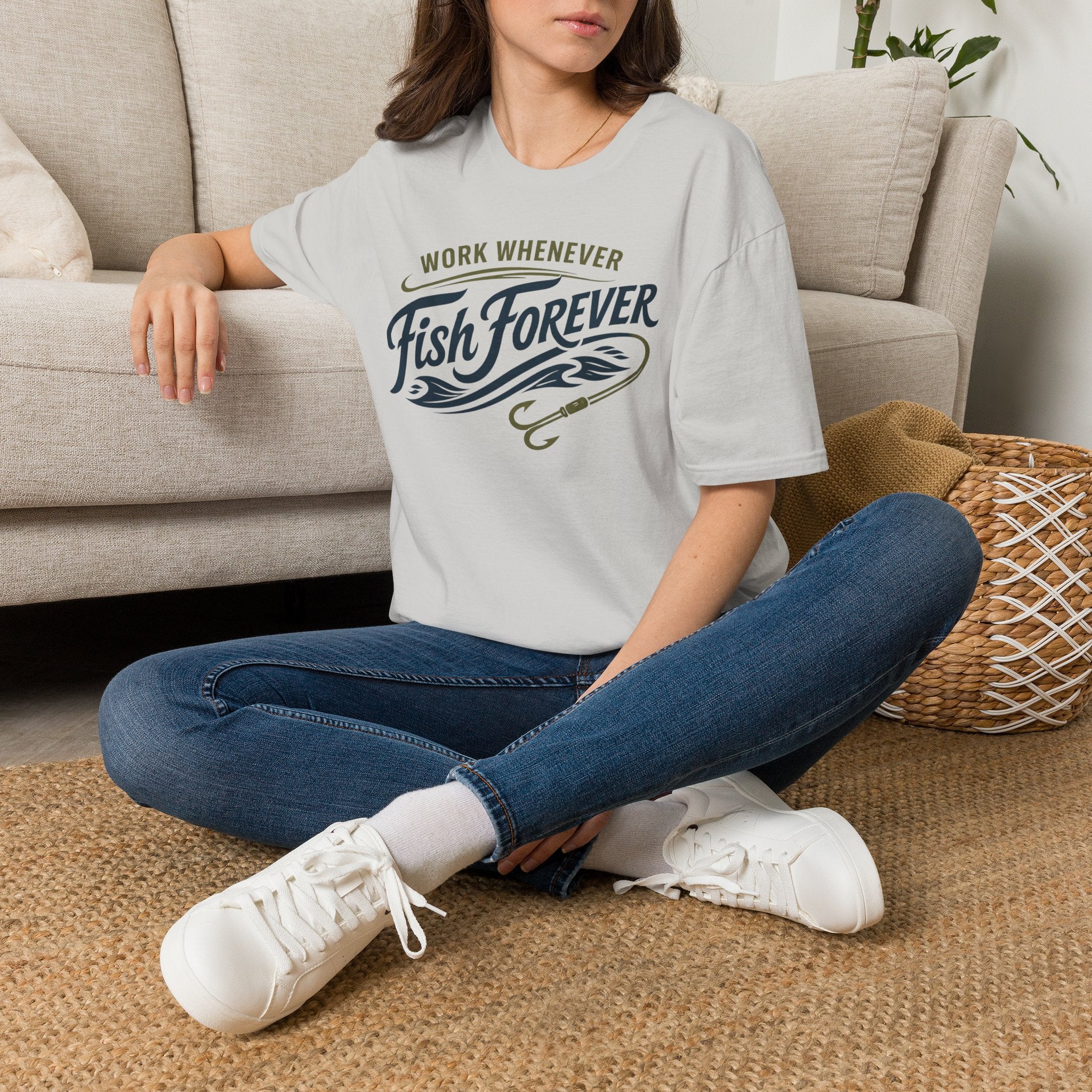 Work Whenever Fish Forever T-Shirt