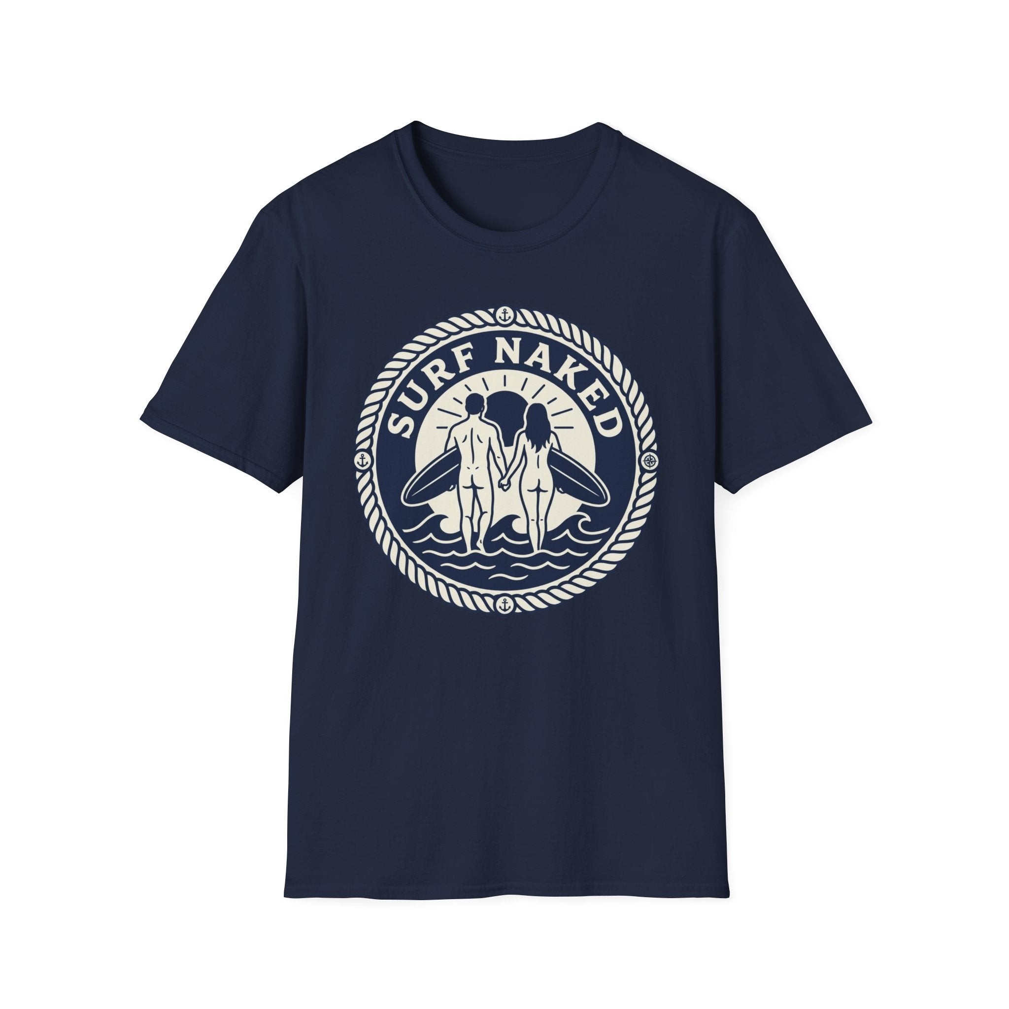 Surf Naked Couple T-Shirt