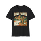 Bigfoot Gone Fishing T-Shirt