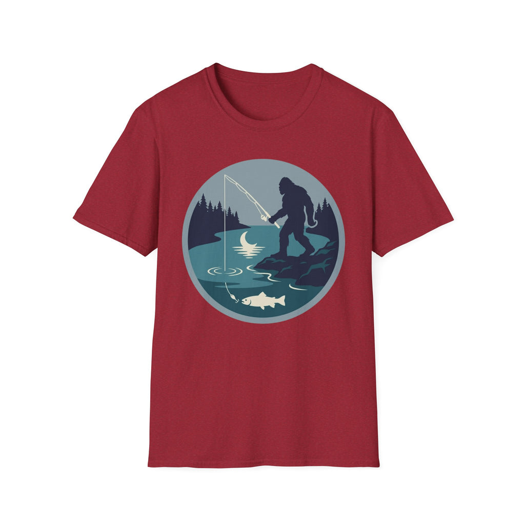 Bigfoot Night Fishing T-Shirt