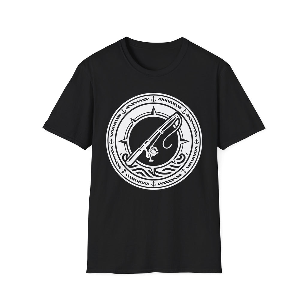 Fishing Rod Badge T-Shirt