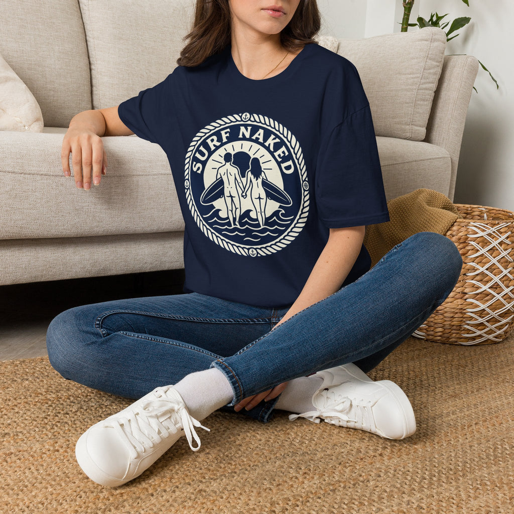 Surf Naked Couple T-Shirt