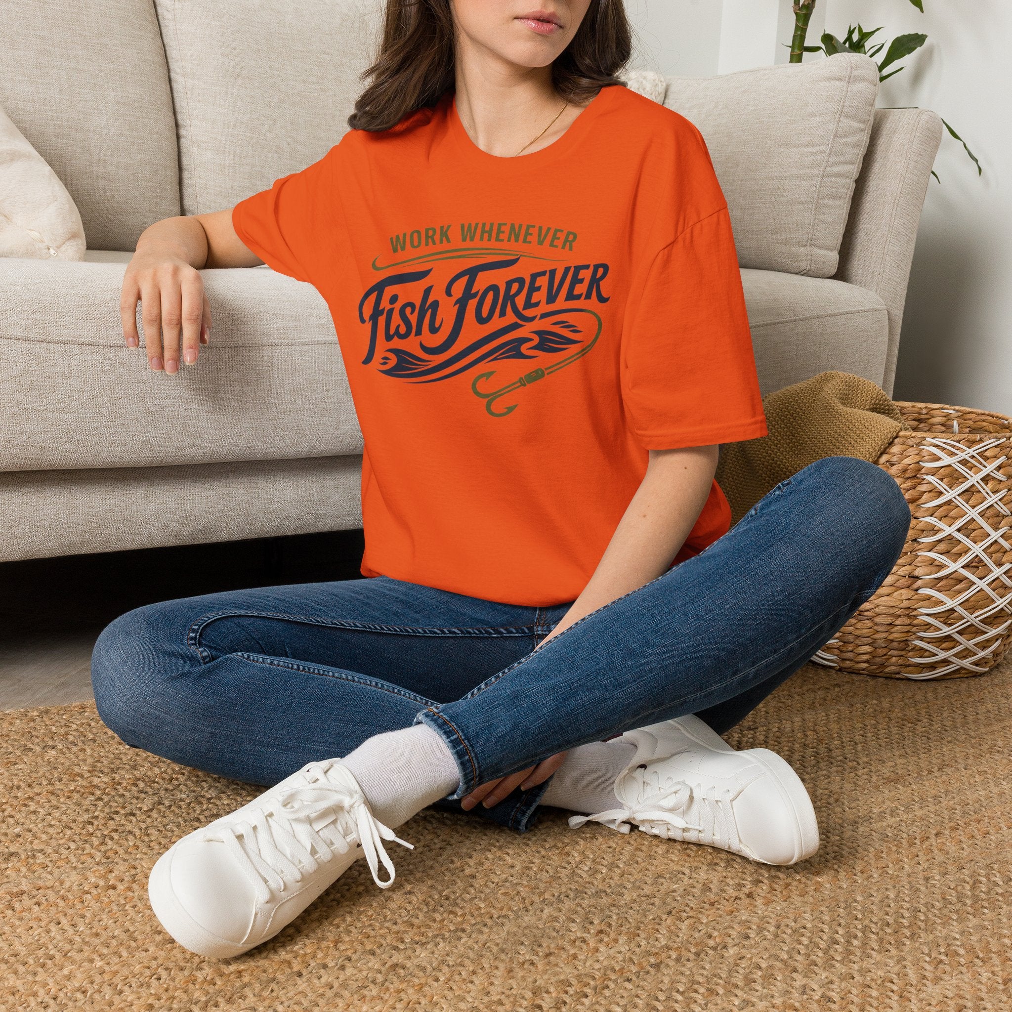 Work Whenever Fish Forever T-Shirt