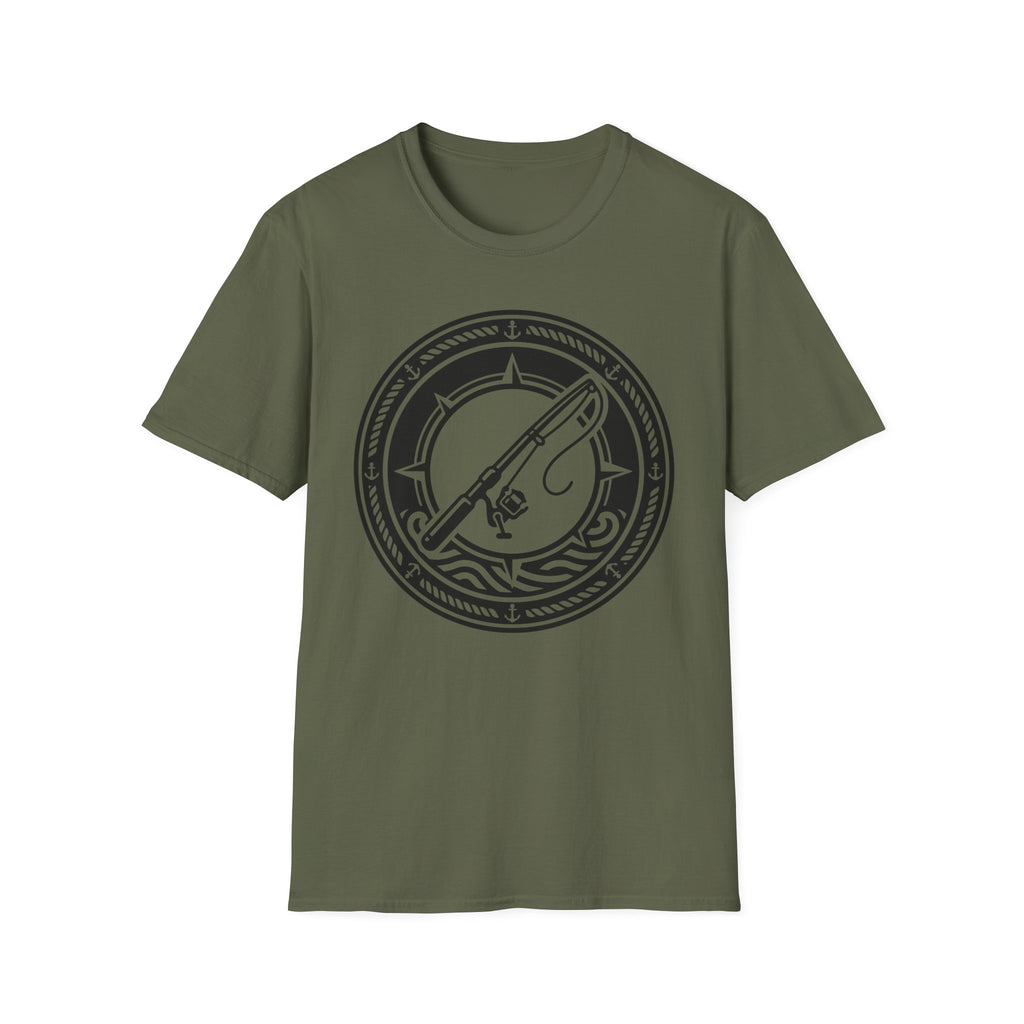 Fishing Rod Badge T-Shirt