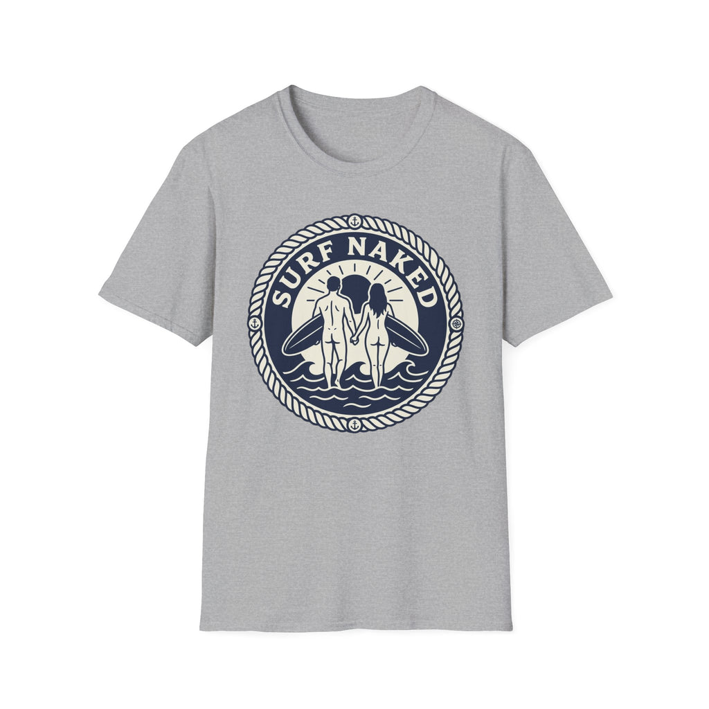 Surf Naked Couple T-Shirt