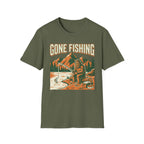 Bigfoot Gone Fishing T-Shirt