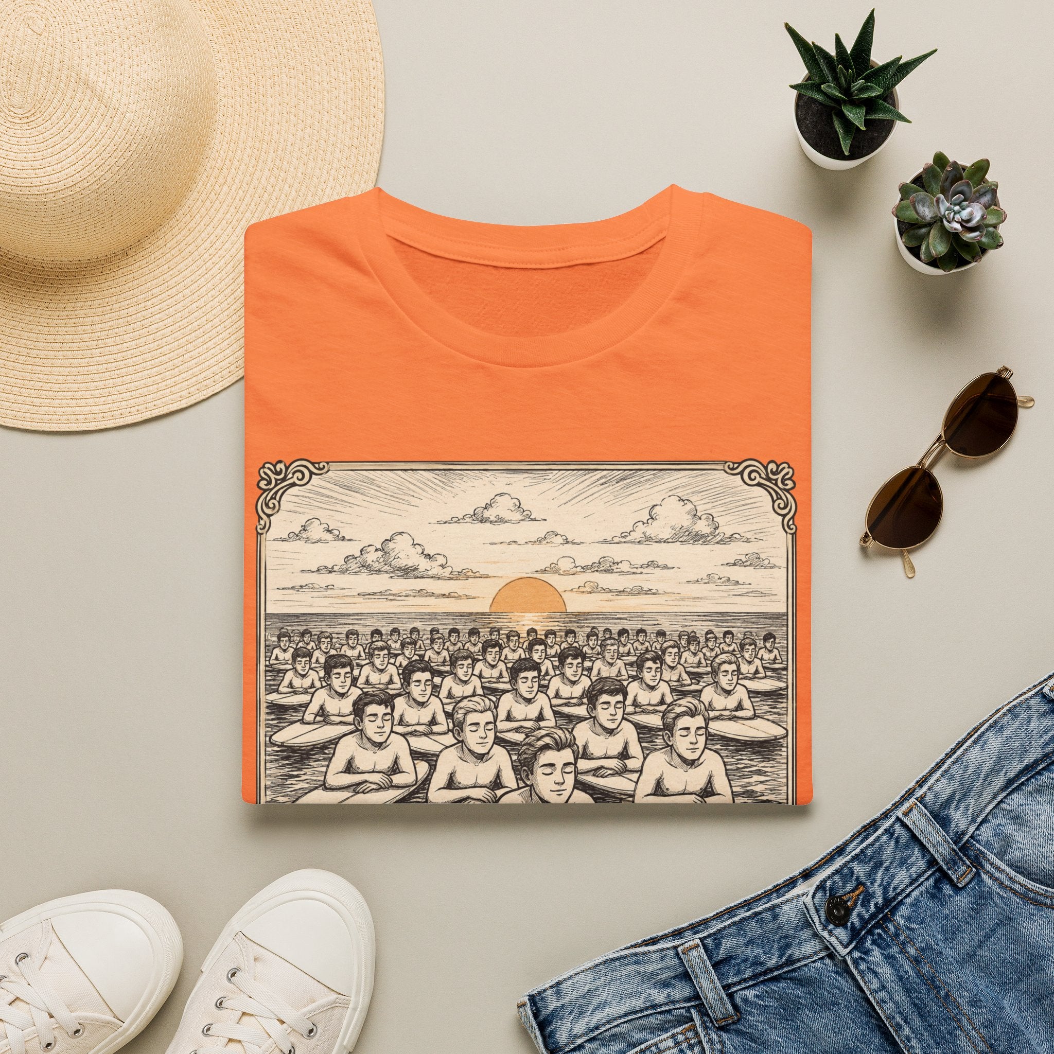 Surfers Meditation T-Shirt