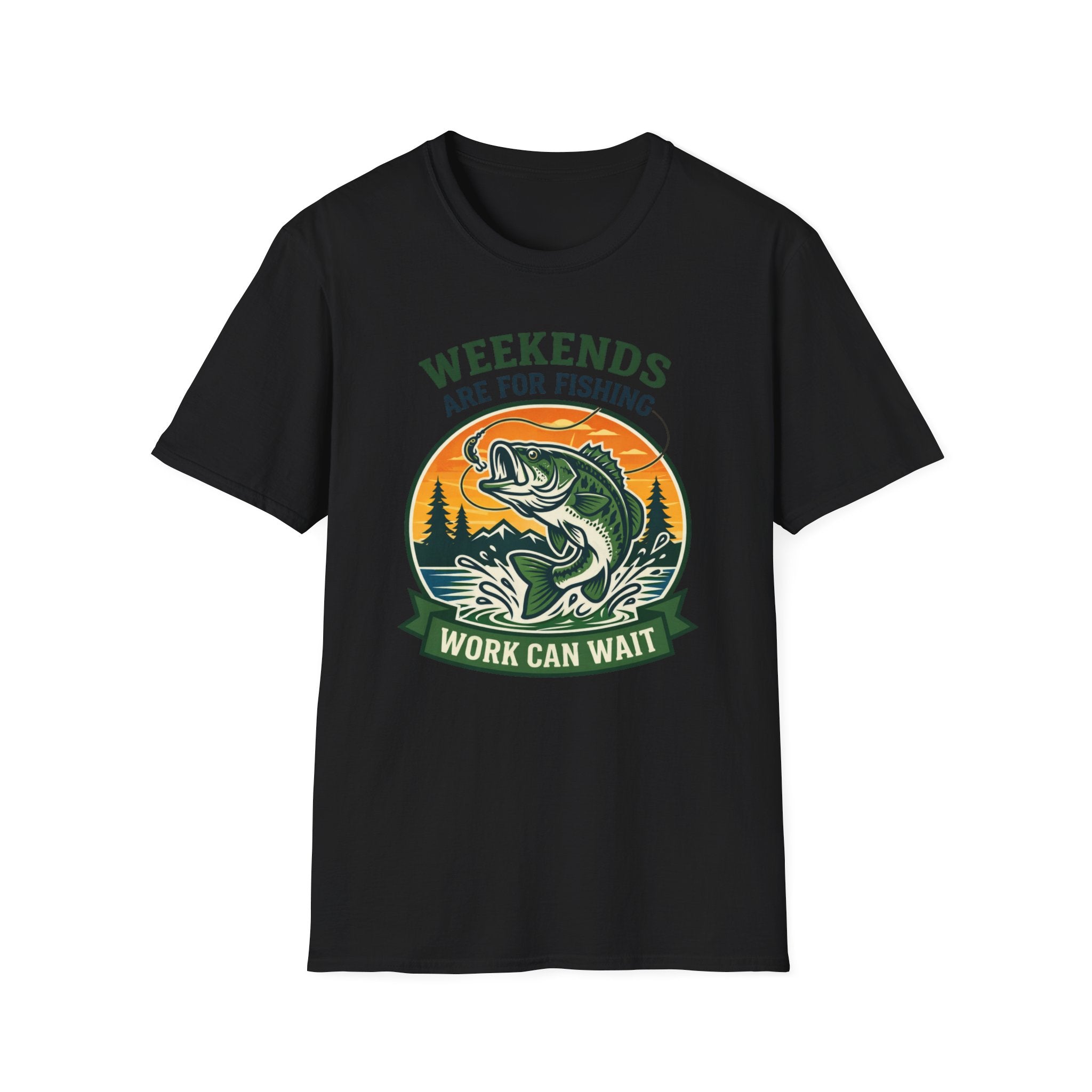 Weekends Are For Fishing Work Can Wait T-Shirt