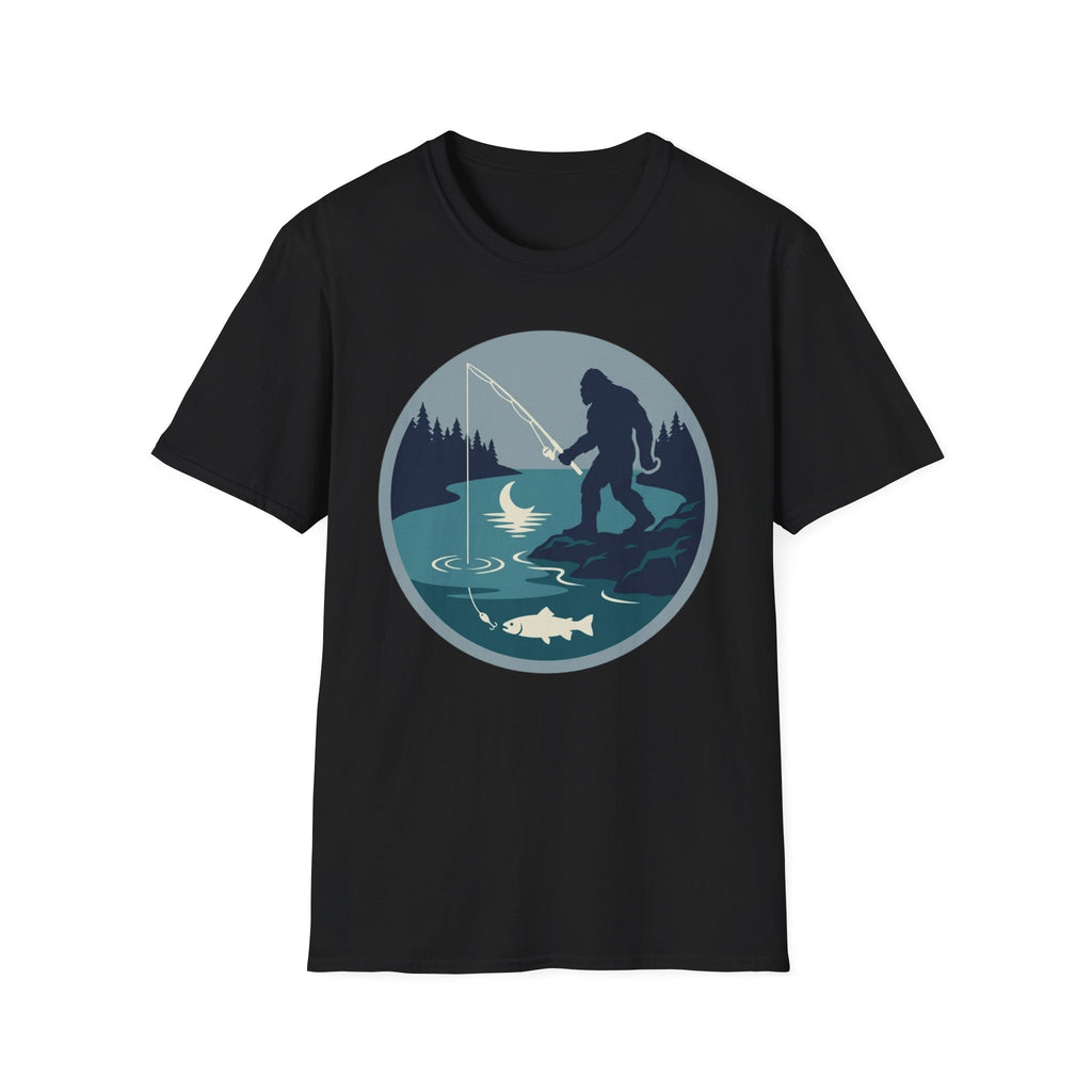 Bigfoot Night Fishing T-Shirt