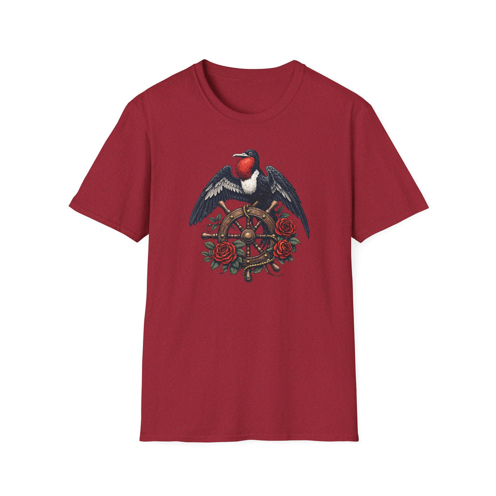 Bird Helm Roses T-Shirt