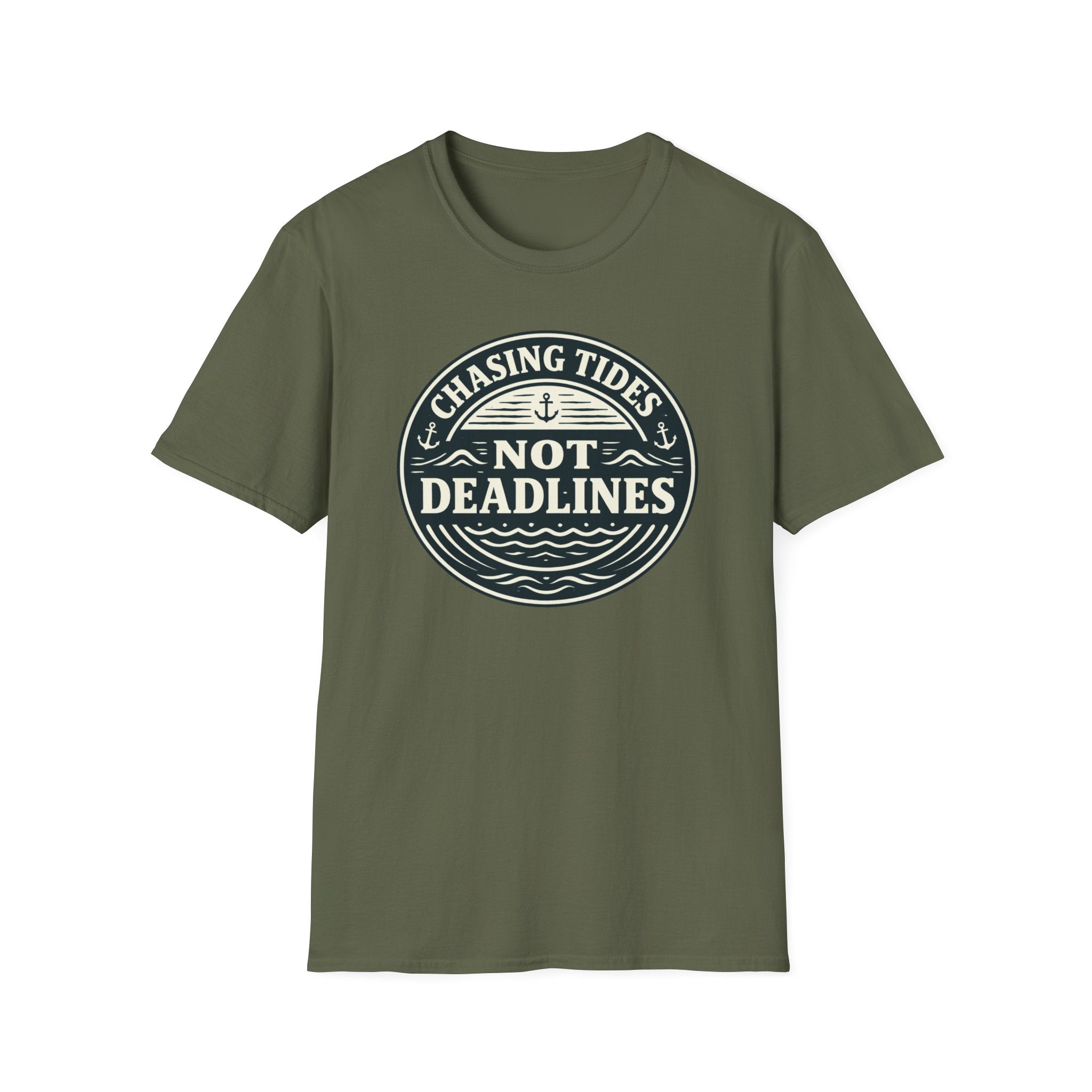Chasing Tides Not Deadlines T-Shirt