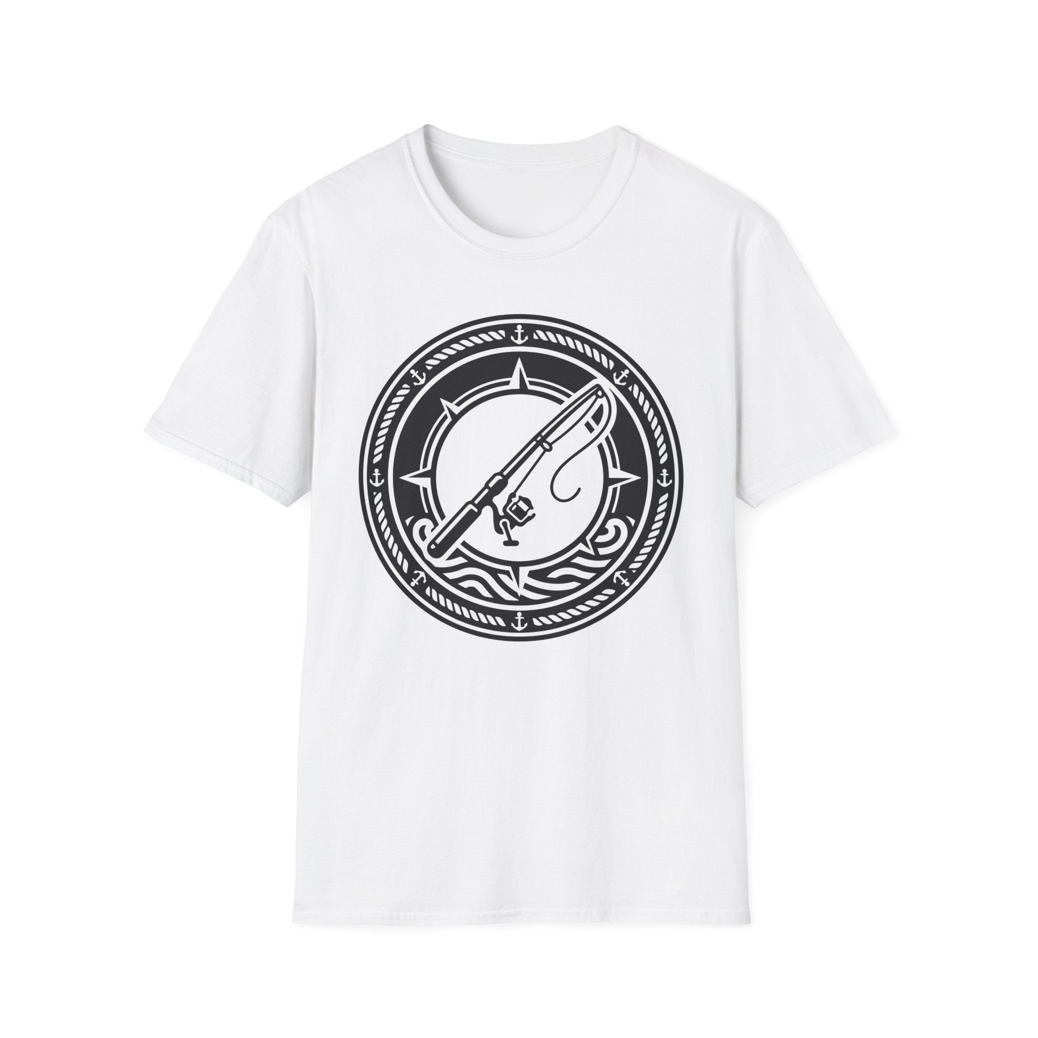 Fishing Rod Badge T-Shirt