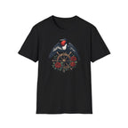 Bird Helm Roses T-Shirt