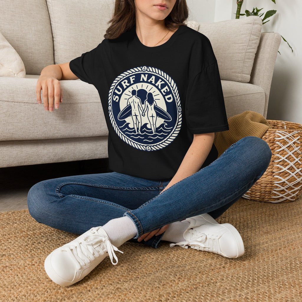 Surf Naked Couple T-Shirt