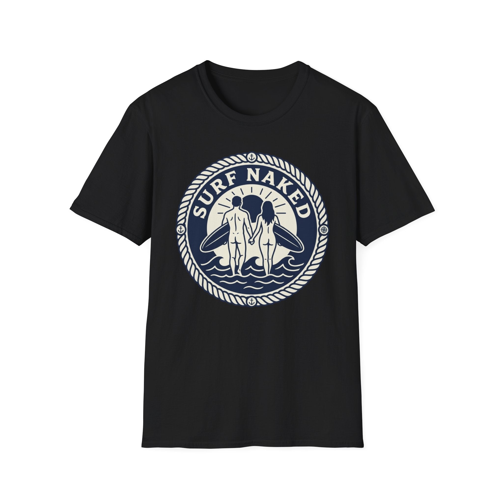 Surf Naked Couple T-Shirt