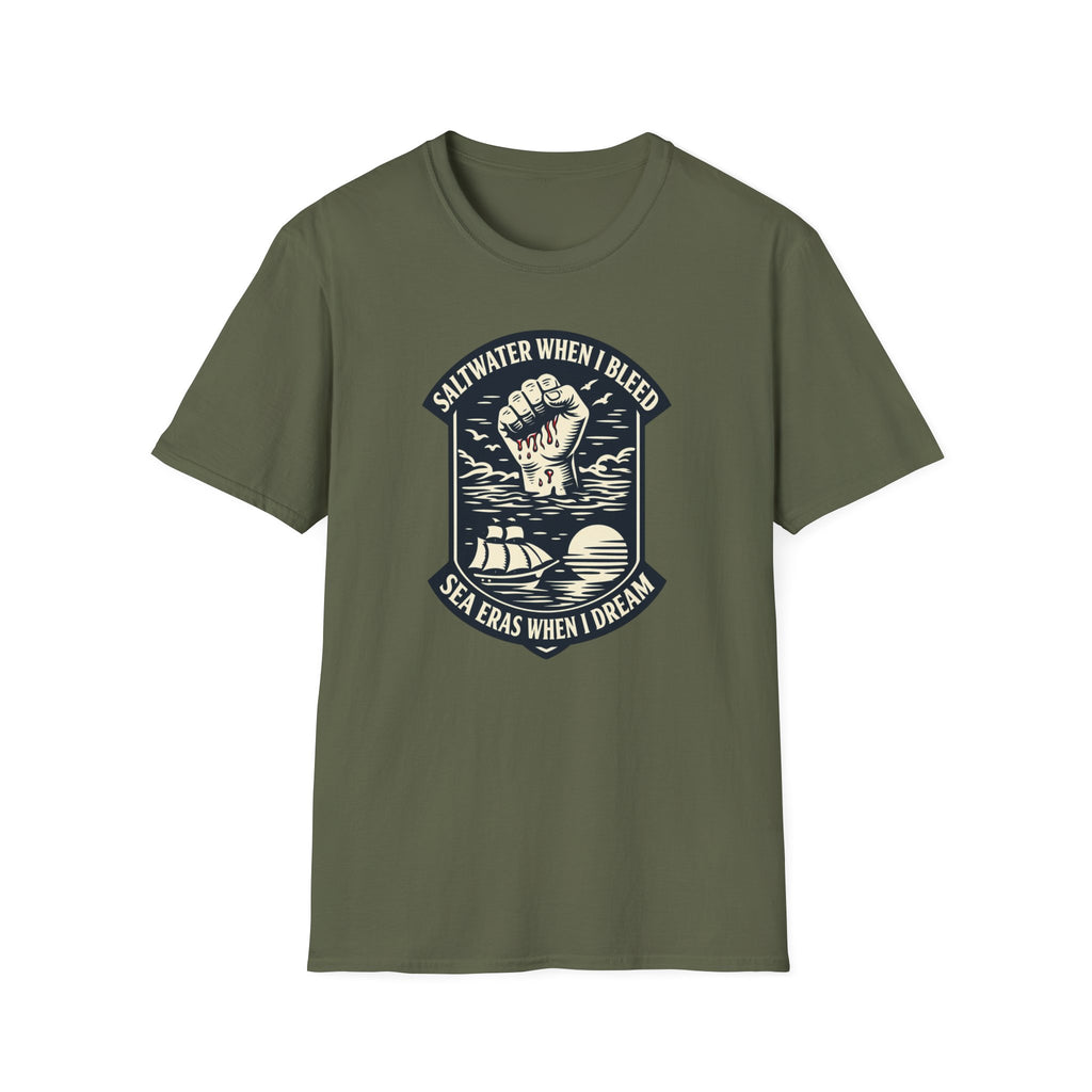 Saltwater When I Bleed Sea Eras When I Dream T-Shirt