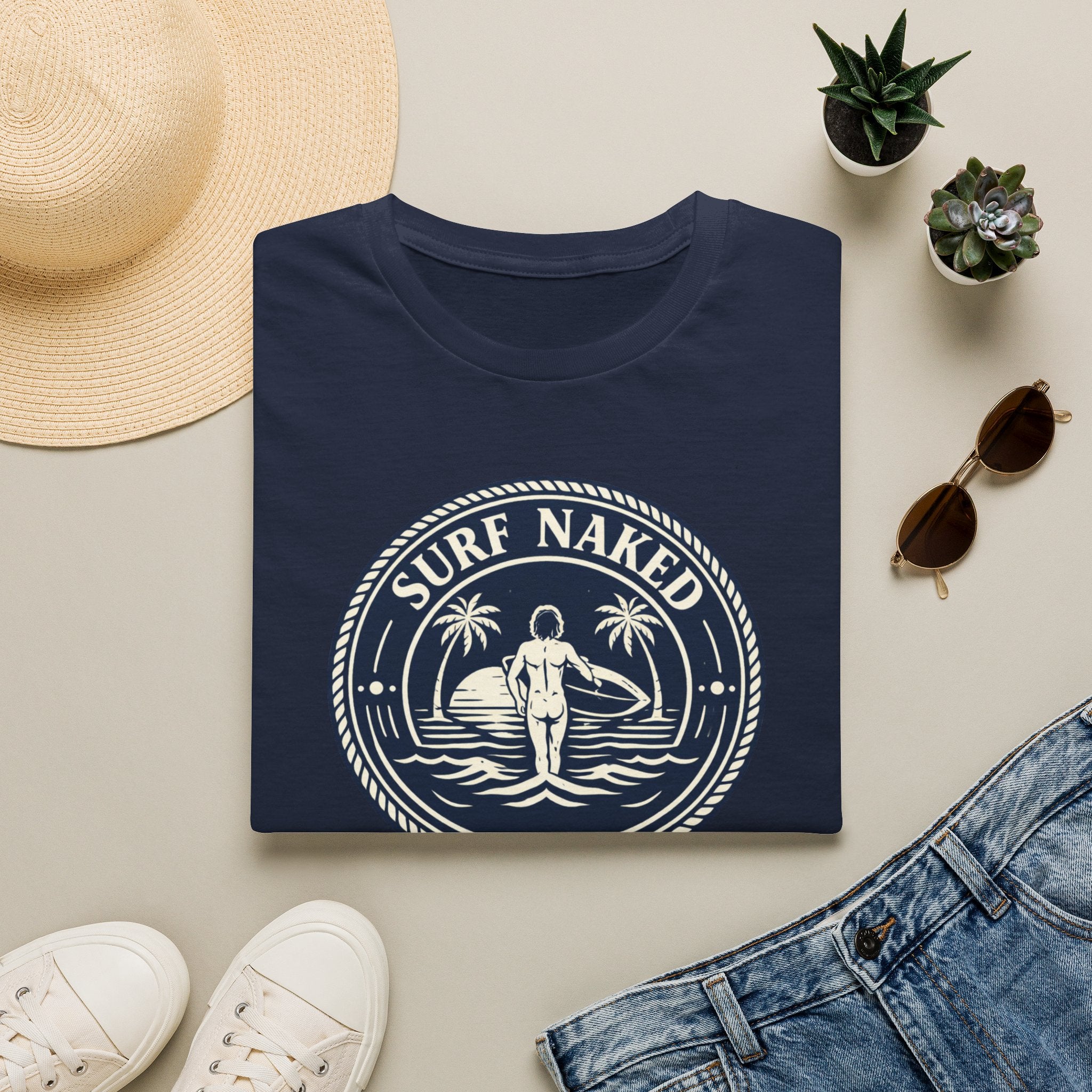 Surf Naked Male T-Shirt