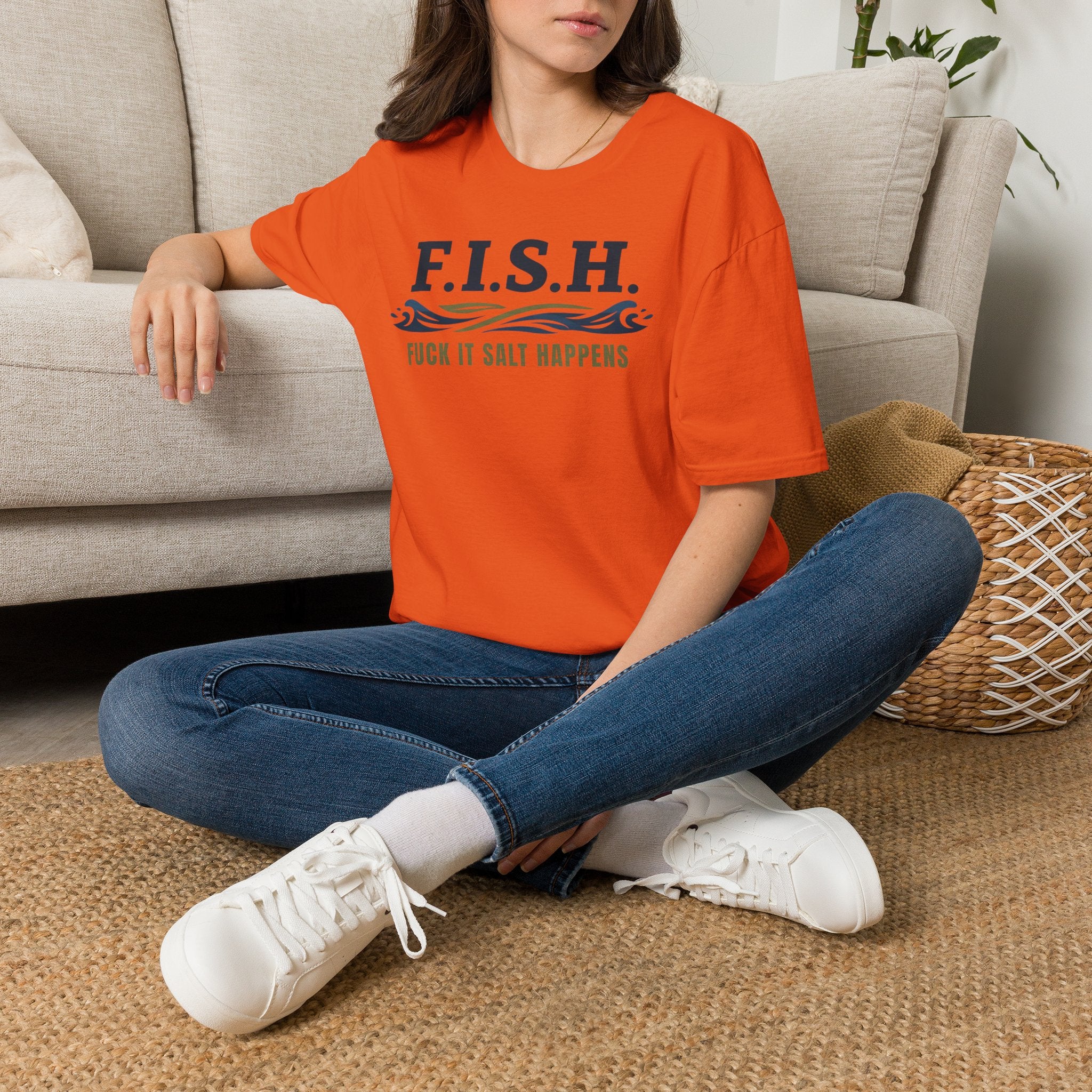FISH Fuck It Salt Happens T-Shirt